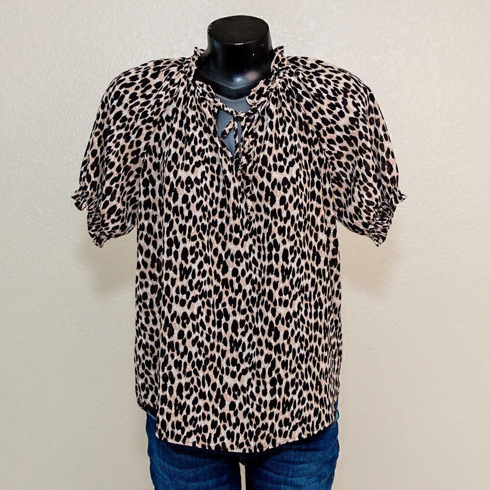 LOFT Cheetah Print Top 